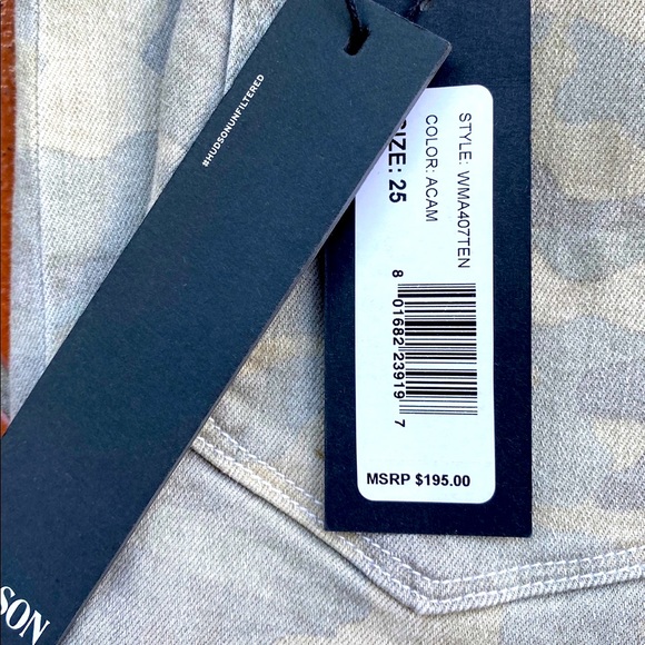 HUDSON JEANS Camouflage NWT - Picture 5 of 8